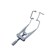 Lieberman Adult Flat K-Wire Style Speculum With Adjustable Mechanism, Kratz-Style Open Wire Blades Angled Downward Towards The Temple, Blade Length Of 15mm, Working Length Of Speculum Is 2 1/2""  (62mm) 